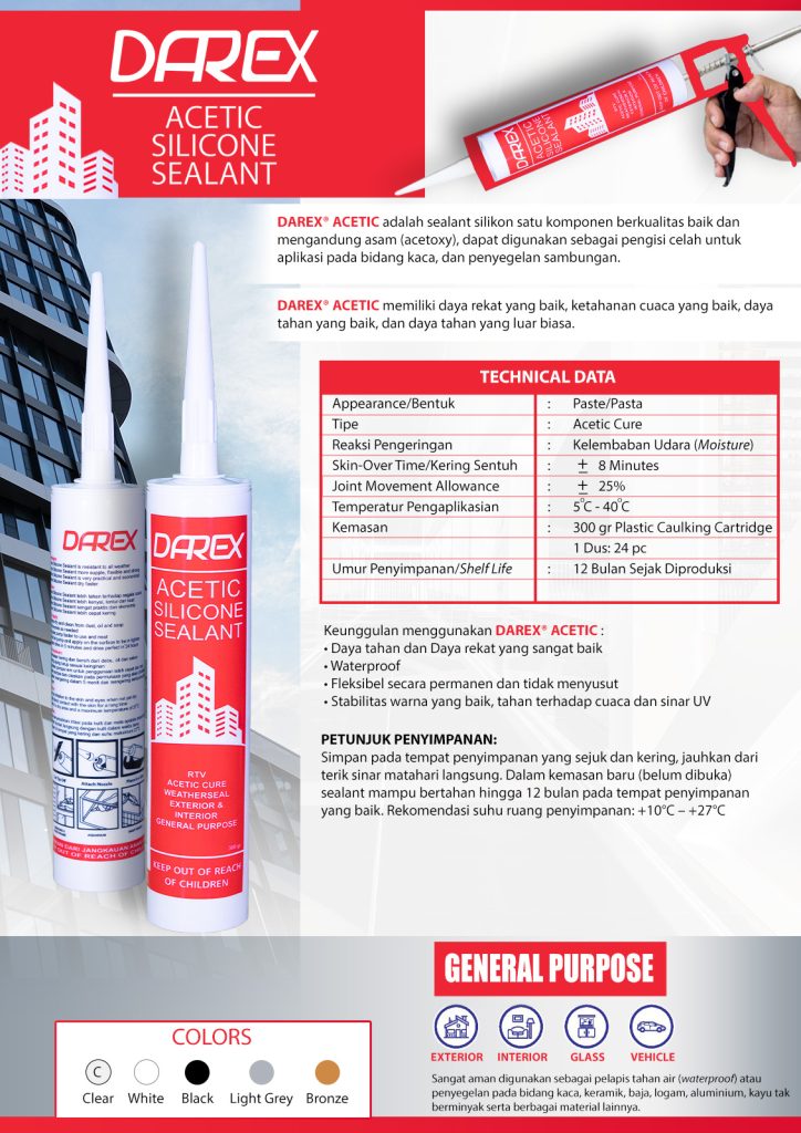 Darex Acetic Silicone Sealant