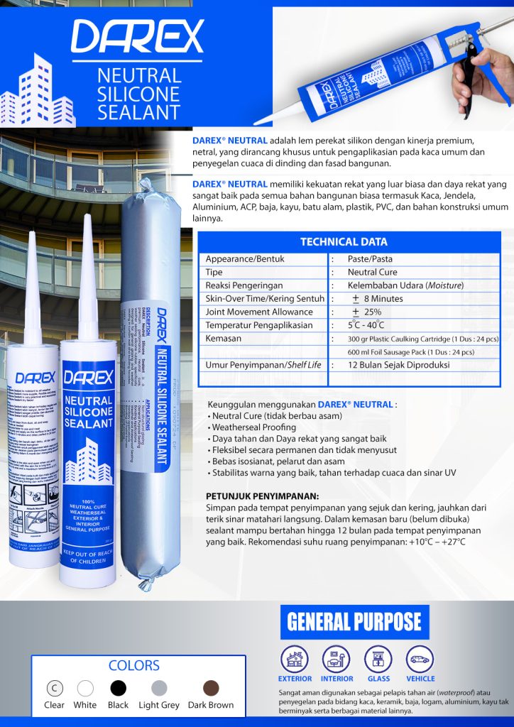 Darex Neutral Silicone Sealant